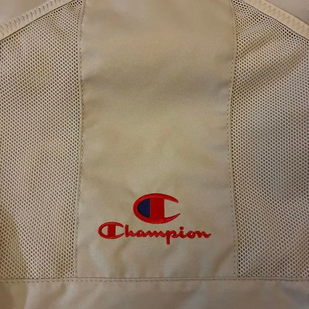 NWT Champion Method Beige Drawstring Carry Sack Backpack
